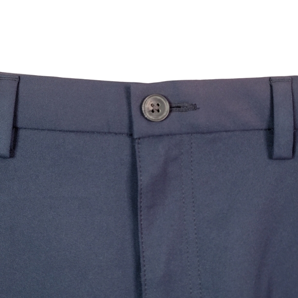 Haggar Cool 18 Pro Expandable Waist Active Outdoor Navy Golf Shorts Men's 42 - Picture 3 of 14